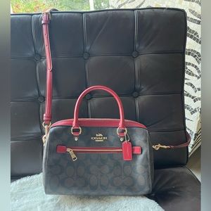 NWT Coach Rowan Satchel gorgeous color combination!